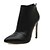 cheap Women&#039;s Boots-Women&#039;s Shoes Leatherette Spring Fall Winter Stiletto Heel Booties/Ankle Boots For Dress Party &amp; Evening Black