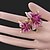 cheap Rings-Statement Ring Cubic Zirconia Screen Color Cubic Zirconia Alloy Flower Statement Ladies Fashion / Women&#039;s