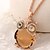 お買い得  ネックレス-The owl Crystal Necklace