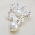 cheap Brooches-Women&#039;s Fashion Nice All Match Silver Alloy Rhinestone Brooches