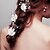 cheap Headpieces-Floral Wedding/Party Bridal Hairpins with Crystals with Imitation Pearls (3 pieces/set)