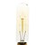 billige Glødelamper-1pc 2.5 W LED-globepærer 200-260 lm E26 / E27 1 LED perler Varm hvit 220-240 V