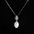 cheap Necklaces-White Pearl Sterling Silver Silver White Necklace Jewelry For Special Occasion