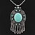 Недорогие Набор украшений-lureme® этнической отложения солей тибетский посеребренные овальную капли воды сплав ожерелье серьги костюм