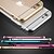 abordables Accesorios iPhone-Funda Para iPhone 6s Plus iPhone 6 Plus iPhone 6s iPhone 6 iPhone 6 iPhone 6 Plus Cromado Funda Trasera Color sólido Dura Metal para