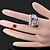 Χαμηλού Κόστους Μοδάτο Δαχτυλίδι-Γυναικεία Δακτύλιος Δήλωσης - Cubic Zirconia, Προσομειωμένο διαμάντι, Κράμα κυρίες, Πολυτέλεια, Μοντέρνα Κοσμήματα Βυσσινί / Χρώμα Οθόνης Για Πάρτι Ένα Μέγεθος