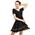 cheap Latin Dancewear-Latin Dance Dresses Women&#039;s Elastic Woven Satin