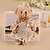 cheap Wedding Gifts-A Pair of Linen Stuffed Bear-Set of 2