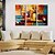 cheap Abstract Paintings-Hand-Painted Abstract Horizontal Canvas Oil Painting Home Decoration Three Panels