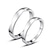 olcso Gyűrűk-Női Páros Gyűrű Ezüst Ezüst Stílusos Esküvő Party / estély Ékszerek