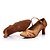 abordables Chaussures de bal, de danse moderne-Femme Chaussures Modernes Satin Talon Boucle Talon Personnalisé Personnalisables Chaussures de danse Noir / Marron