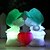 voordelige Lampen-2 stuks huishoudelijke versiering liefhebbers kussen kleine rode leger onder leiding nigth licht