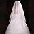 cheap Wedding Veils-One-tier Cut Edge Wedding Veil Fingertip Veils with Embroidery 59.06 in (150cm) Tulle