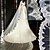 baratos Véus de Noiva-One-tire Lace Edge White Wedding Dresses Bridal Veils(More Colors)