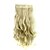 cheap Clip in Extensions-Human Hair Extensions Curly Classic Hair Extension Clip In / On Blonde Daily