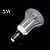 levne Žárovky-E14 LED kulaté žárovky A60(A19) 18 SMD 2835 450-500 lm Chladná bílá AC 220-240 V 5 ks