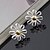 お買い得  ファッションピアス・イヤリング-ドラのファッションカジュアル銀めっき菊のイヤリング