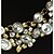 levne Módní náhrdelníky-Průsvitné Křišťál Náhrdelník - Stříbrná Náhrdelníky Šperky Pro Svatební, Párty, Zvláštní příležitosti / Dámské