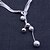 halpa Kaulakorut-Women&#039;s Chain Necklace Y Necklace Lariat Ball Ball Ladies Personalized Fashion Long Sterling Silver Silver Silver Necklace Jewelry For Party Wedding Gift Casual Daily Masquerade