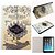 tanie iPad Cases / Covers-Marauder&#039;s Map Harry Potter Movie Series Pattern PU Leather Full Body Case with Stand for iPad mini/mini 2