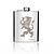 cheap Customized Drinkware-Personalized Gift 7oz Stainless Steel  Hip Flask - Lion