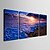 זול הדפסים-דואר home® מתוח בד אמנות ציור דקורטיבי סט הים של 3