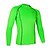 cheap Men&#039;s Underwear &amp; Base Layer-Arsuxeo Men&#039;s Long Sleeve Cycling Jersey Winter Elastane Polyester White Black Light Green Bike Base Layer Jersey Compression Clothing Mountain Bike MTB Road Bike Cycling Breathable Quick Dry