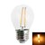 voordelige Gloeilampen-2W E26/E27 LED-bollampen G45 2 180 lm Warm wit Decoratief AC 220-240 V
