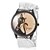 preiswerte Damenuhren-Damen Uhr Modeuhr Armbanduhr Quartz Gestepptes PU - Kunstleder Silber Schlussverkauf Analog damas Charme Schwarz Gold