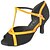 cheap Latin Shoes-Women&#039;s Dance Shoes Latin Shoes Ballroom Shoes Heel Customized Heel Customizable Black / Red / Yellow / Leather