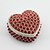 cheap Jewelry Boxes-Crystal Heart Shape Trinket Box