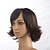 cheap Synthetic Trendy Wigs-Synthetic Wig Wavy Wig Brownish Black Women&#039;s Brown