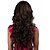 cheap Synthetic Trendy Wigs-Synthetic Wig Curly / Wavy Style Layered Haircut Full Lace / Capless Wig Synthetic Hair 18 inch Women&#039;s Waterfall Brown Wig Long Long
