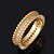 cheap Rings-Women&#039;s Couple Rings Band Ring spinning ring AAA Cubic Zirconia Zircon Cubic Zirconia Gold Plated Circle Ladies Birthstones Wedding Party Jewelry