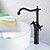 cheap Bathroom Sink Faucets-Traditional Vessel Ceramic Valve One Hole Two Handles One Hole Oil-rubbed Bronze, Bathroom Sink Faucet