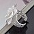 abordables Vip Deal-Ou Weixi rétro baroque exagérée anneau rose