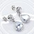 cheap Earrings-Women&#039;s Clear Cubic Zirconia Stud Earrings Drop Earrings Drop Classic Earrings Jewelry For Party
