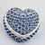 cheap Jewelry Boxes-Crystal Heart Shape Trinket Box