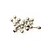 cheap Body Jewelry-10pcs MIX Rhinestone Crystal 316L Steel Tragus Ear Studs Barbell Bar Ring