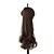 cheap Hair Pieces-excellent quality synthetic 20 inch light brown long curly clip in ribbon ponytail hairpiece