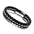 voordelige Herenarmbanden-Heren Lederen armbanden - Leder Uniek ontwerp, Modieus Armbanden Zilver / Zwart Voor Bruiloft / Feest / Dagelijks