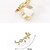 cheap Earrings-Women&#039;s Ear Cuff Love Initial Imitation Pearl Gold Plated Imitation Diamond Earrings Jewelry Silver / Golden For Wedding Party Daily Casual