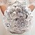 Недорогие Свадебные цветы-Свадебные цветы Букеты Свадьба Кружево / Полиэстер 8,66&quot;(около 22см)
