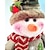 Недорогие Рождественские игрушки-Снеговик Милый стиль Ретро Снеговик текстильный Мальчики Девочки Игрушки Подарок 1 pcs