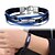 cheap Religious Jewelry-Men&#039;s Leather Bracelet - Leather Unique Design, Fashion Bracelet Blue For Christmas Gifts / Wedding / Party