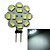 billige LED-lys med to stifter-1.5 W LED-spotlys 6000-6500 lm G4 12 LED Perler SMD 5630 Naturlig hvid 12 V
