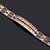 abordables Vip Deal-instyle aaa de luxe + zircone cubique Bracelet or 18 carats bijoux en platine plaqué pour les femmes de 17cm de haute qualité