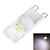 abordables Ampoules LED double broche-ywxlight® g9 1.5w 150 lm led lumières de maïs blanc naturel lumières en céramique lustre ac 220-240v