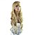 cheap Synthetic Trendy Wigs-Synthetic Wig Wavy / Classic Style Capless Wig Blonde Synthetic Hair 28 inch Women&#039;s Blonde Wig