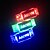 olcso Dísz- és éjszakai világítás-díszvilágítású fényvezető nyaklánc akkumulátor vízálló véletlenszerű színű